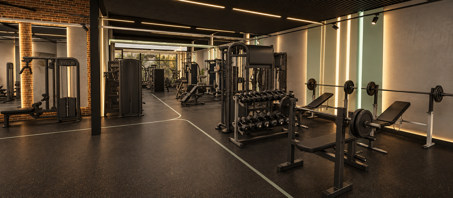 Sala de musculación de NEXUS